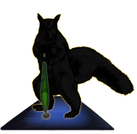 wacom surfing squirrel